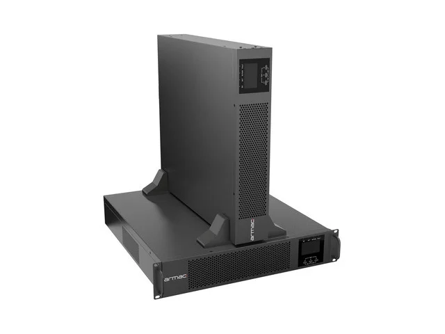 UPS RACK ARMAC R/2000I/PF1/DF ON-LINE 2000VA 8X IEC C13 OUTLETS USB-B LCD METAL CASE DUST-FREE