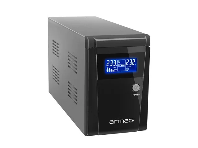 UPS ARMAC OFFICE O/1000E/LCD LINE-INTERACTIVE 1000VA 3X FRENCH OUTLETS USB-B LCD METAL CASE