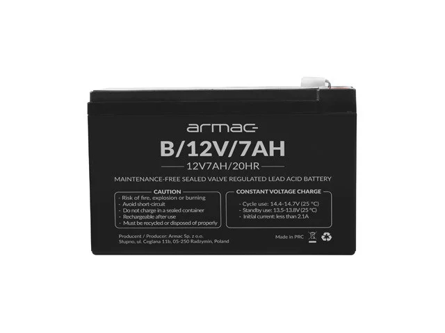 UPS BATTERY ARMAC VRLA AGM 12V/7AH