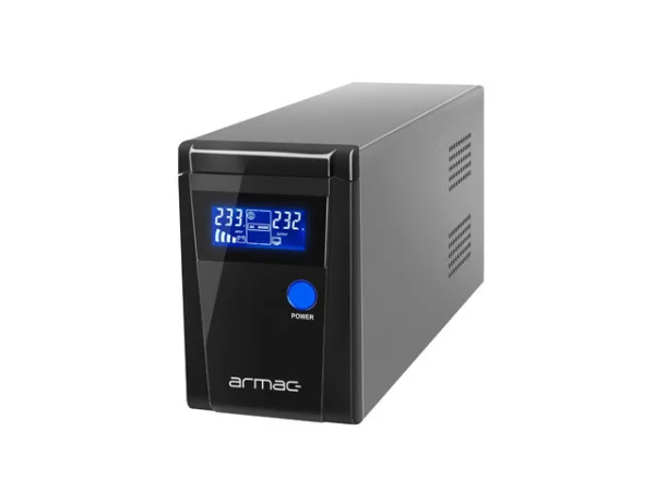 UPS ARMAC OFFICE O/650F/PSW LINE-INTERACTIVE 650VA 2X SCHUKO OUTLETS LCD PURE SINE WAVE METAL CASE