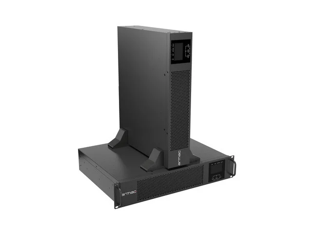 UPS RACK ARMAC R/1000I/PF1/DF ON-LINE 1000VA 8X IEC C13 OUTLETS USB-B LCD METAL CASE DUST-FREE