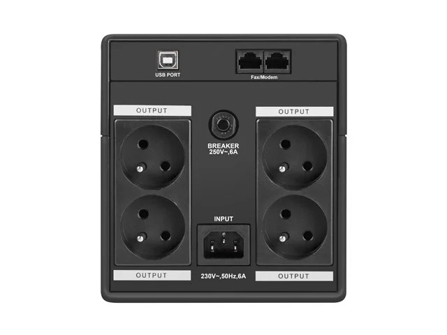 UPS ARMAC HOME H/1000E/LED LINE-INTERACTIVE 1000VA 4X FRENCH OUTLETS USB-B LED
