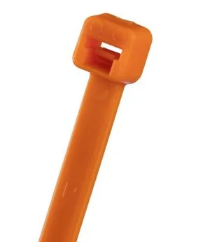 Pan-Ty® PLT2S-C3 Cable Tie, Orange, PA6.6, 100 kusů