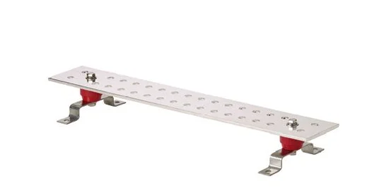 StructuredGround™ NEMA Hole Pattern Grounding Busbar