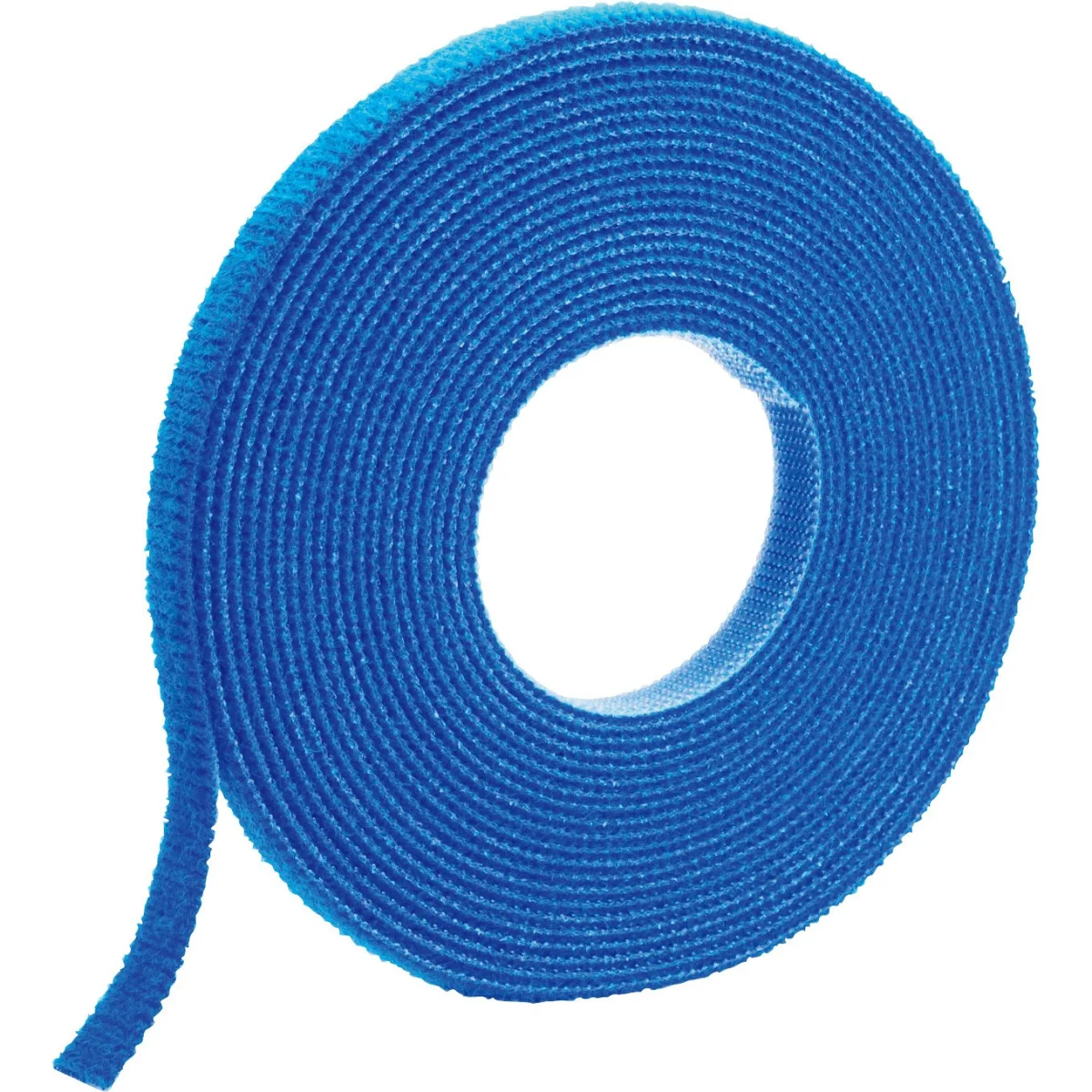 Tak-Ty® Hook Loop Cable Tie Roll, modrá