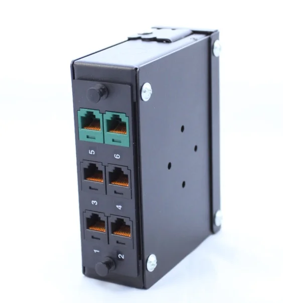 Modulární DIN Rail přepojovací panel pro 1 FAP/FMP