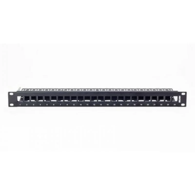 WN 24-port Universal UTP/STP panel,1U, Empty