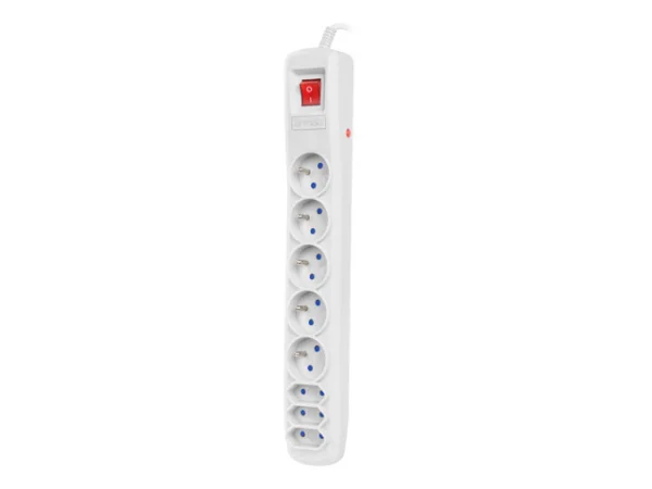 PŘEPĚŤOVÁ OCHRANA ARMAC R8 5M 5X FRENCH OUTLETS 3X EUROPLUG OUTLETS GREY