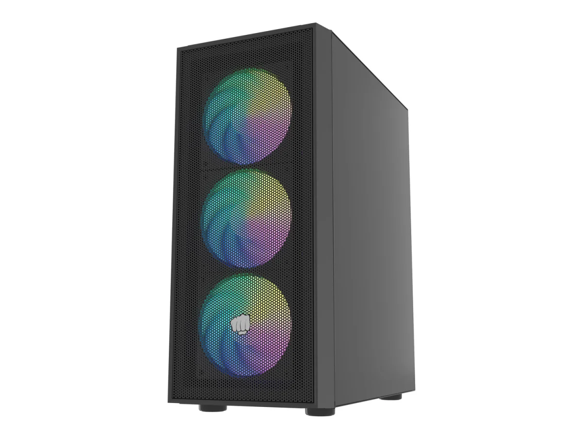 PC SKŘÍŇ FURY SHOBO SH8F ARGB MIDI TOWER WINDOW BLACK