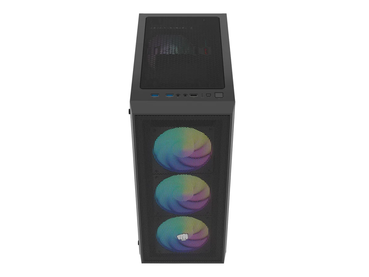 PC SKŘÍŇ FURY SHOBO SH8F ARGB MIDI TOWER WINDOW BLACK