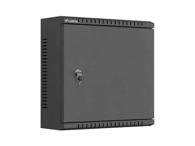 TPR 10" instalační rozvaděč s montážní deskou 340 × 340 × 140 mm, černý (sestavený)