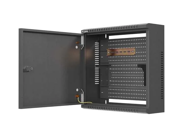 TPR 10" instalační rozvaděč s montážní deskou 400 × 400 × 140 mm, šedý (sestavený)