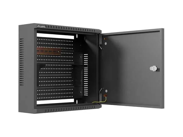 TPR 10" instalační rozvaděč s montážní deskou 400 × 400 × 140 mm, šedý (sestavený)