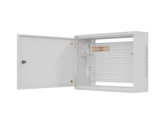 TPR 10" instalační rozvaděč s montážní deskou 560 × 420 × 180 mm, šed (sestavený)